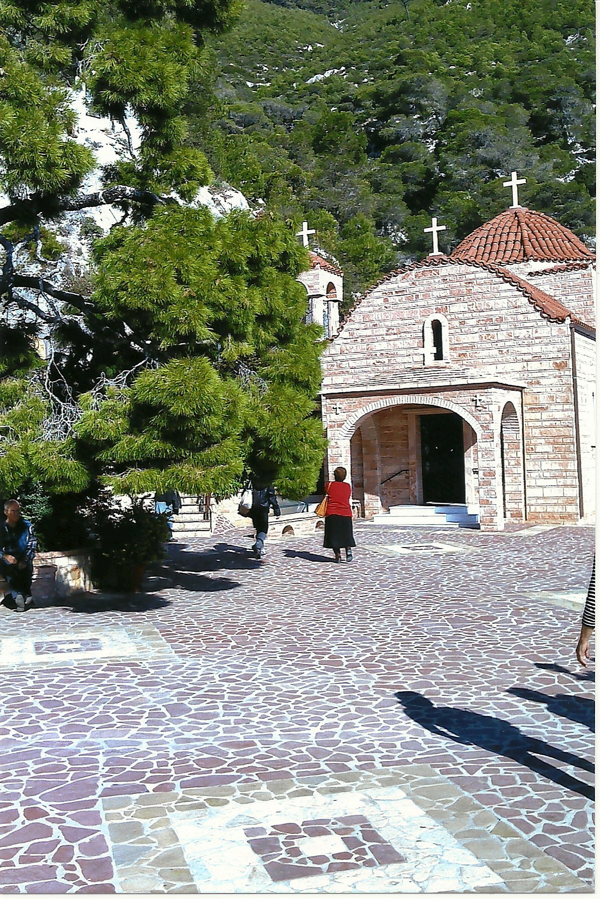 the monastery of saint Patapios icon
